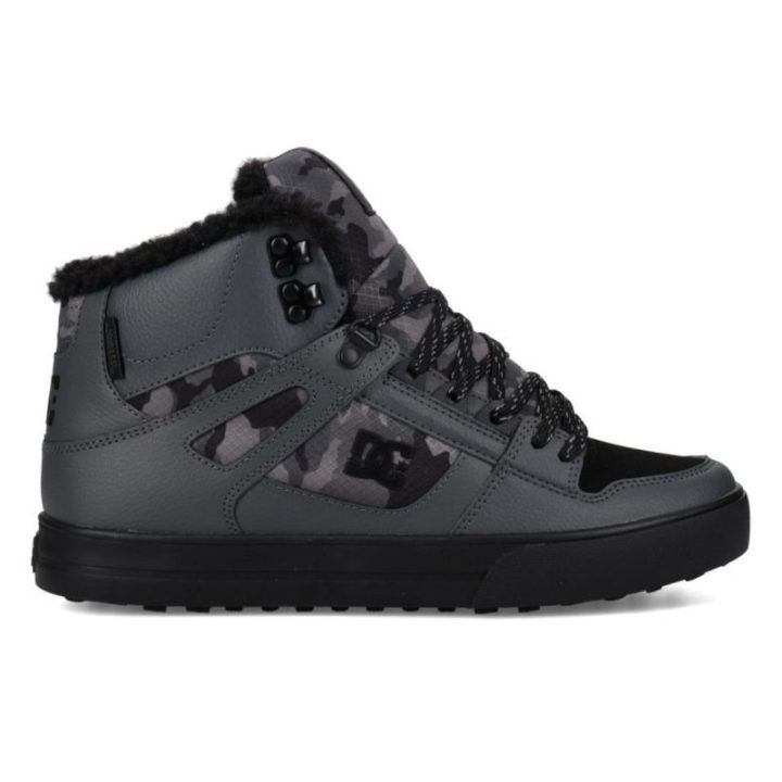 Vyriški žieminiai sportbačiai DC Pure High Top WNT, tamsiai pilki