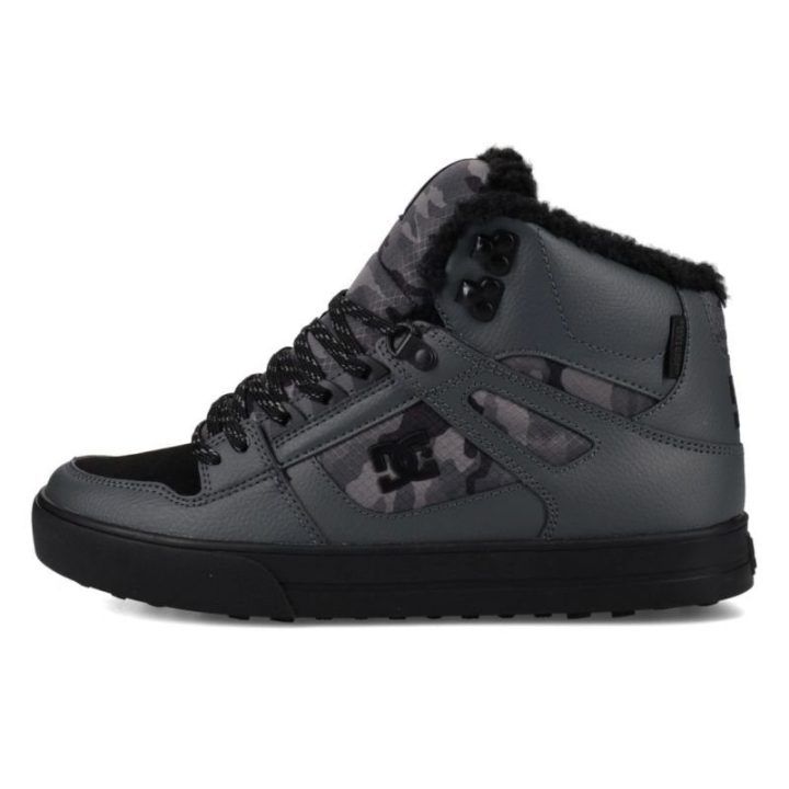 Vyriški žieminiai sportbačiai DC Pure High Top WNT, tamsiai pilki