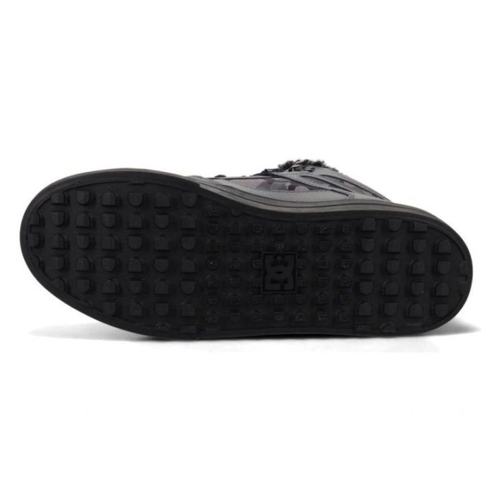 Vyriški žieminiai sportbačiai DC Pure High Top WNT, tamsiai pilki