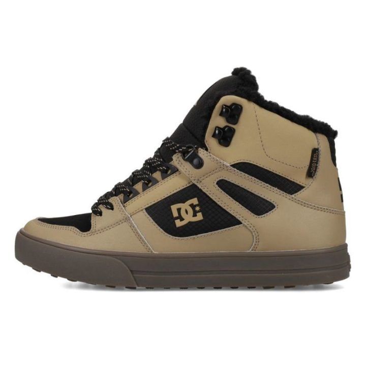 Vyriški pašiltinti aukšti batai DC Pure High Top, smėlio