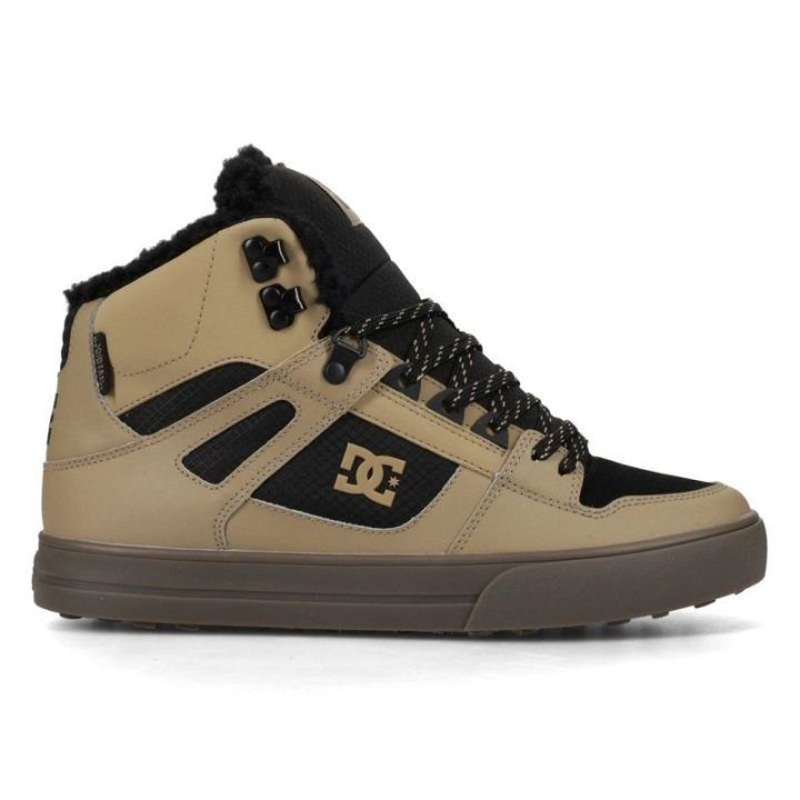 Vyriški pašiltinti aukšti batai DC Pure High Top, smėlio