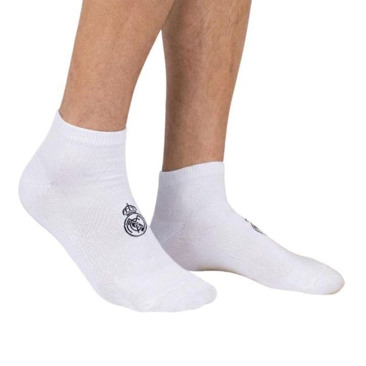 Medvilninės kojinės Real Madryt, 2 poros, baltos