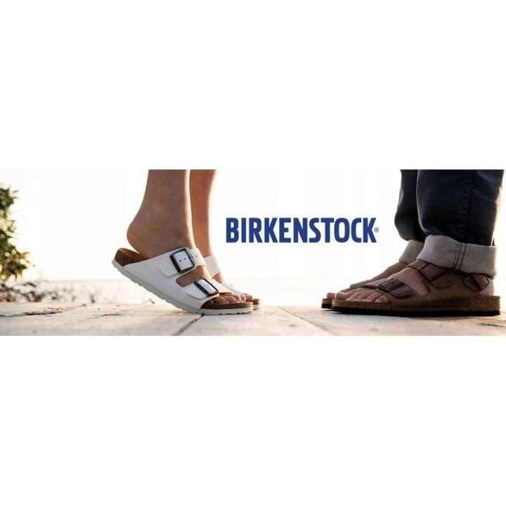 Šlepetės per pirštą siaurai pėdai Birkenstock Gizeh BF, aukso