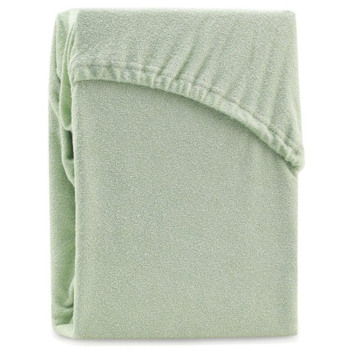 Paklodė su guma 200–220x200+30 alyvuogių spalvos AH RUBY