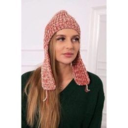 Moteriška žieminė kepurė su ilgomis ausimis, kreminė
