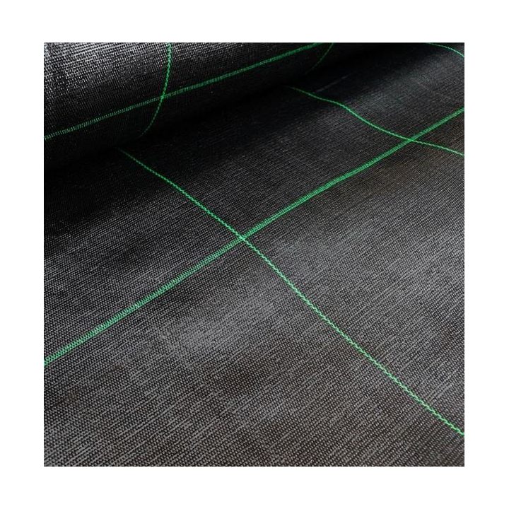 Agroplėvelės rinkinys su kuoliukais, 1,6 × 50 m, juoda