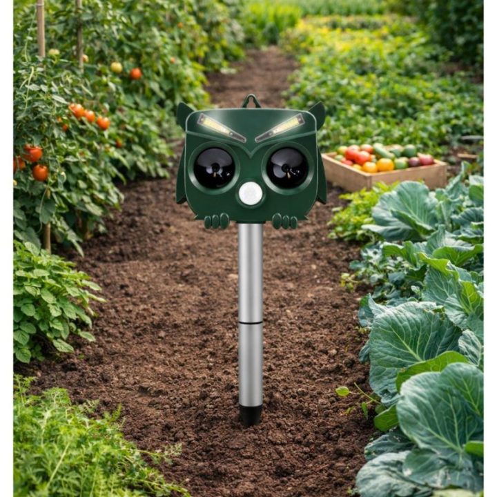 Ultragarsinis gyvūnų baidytuvas su judesio jutikliu, žalias