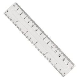 Plastikinė liniuotė GRAND, 15 cm