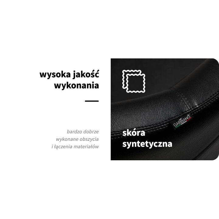 Kirpyklos krėslas Gabbiano Burgos, juodas su aukso spalvos pagrindu