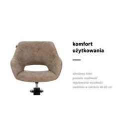 Kirpyklos krėslas Gabbiano Morena Modern Old Leather, rudas