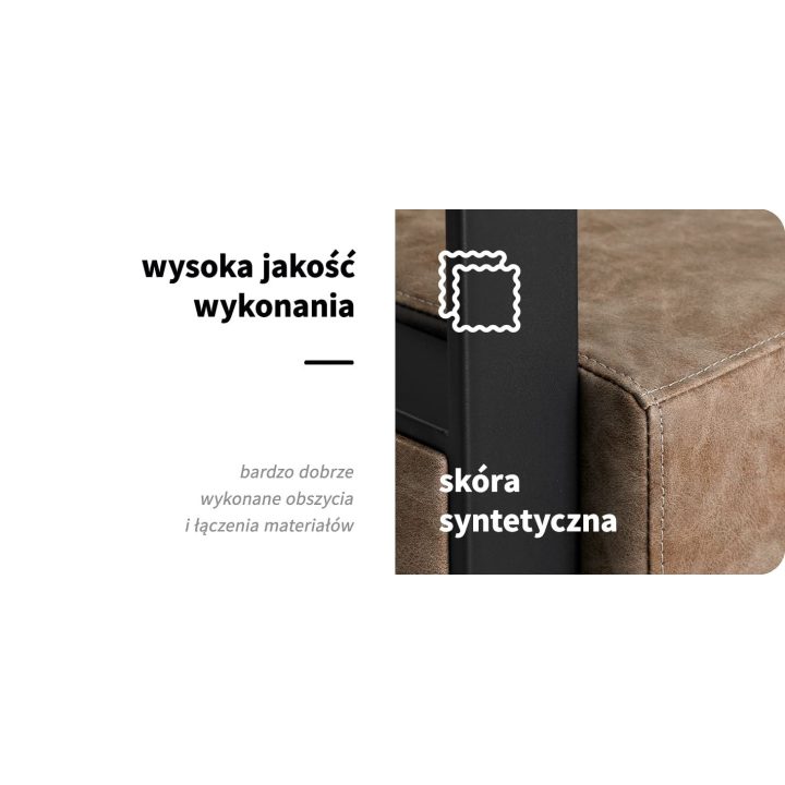Kirpyklos krėslas su hidrauliniu keltuvu Gabbiano Modena, rudas