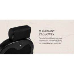 Barberio krėslas su 20 cm galvos atrama Gabbiano Niccolo, juodas