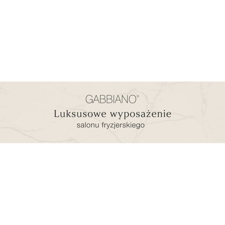 Barberio krėslas Gabbiano Francesco, pilkas su juodu pagrindu