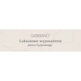 Barberio krėslas Gabbiano Niccolo, juodas su aukso spalvos pagrindu