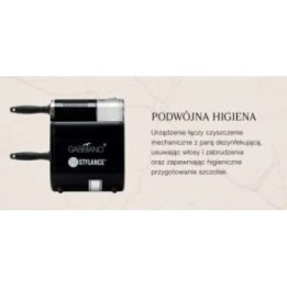 Šepečių valymo garais aparatas Gabbiano, 1000 ml, juodas