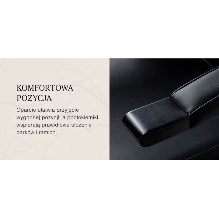 Barberio krėslas su masažo funkcija Gabbiano Continental, juodas