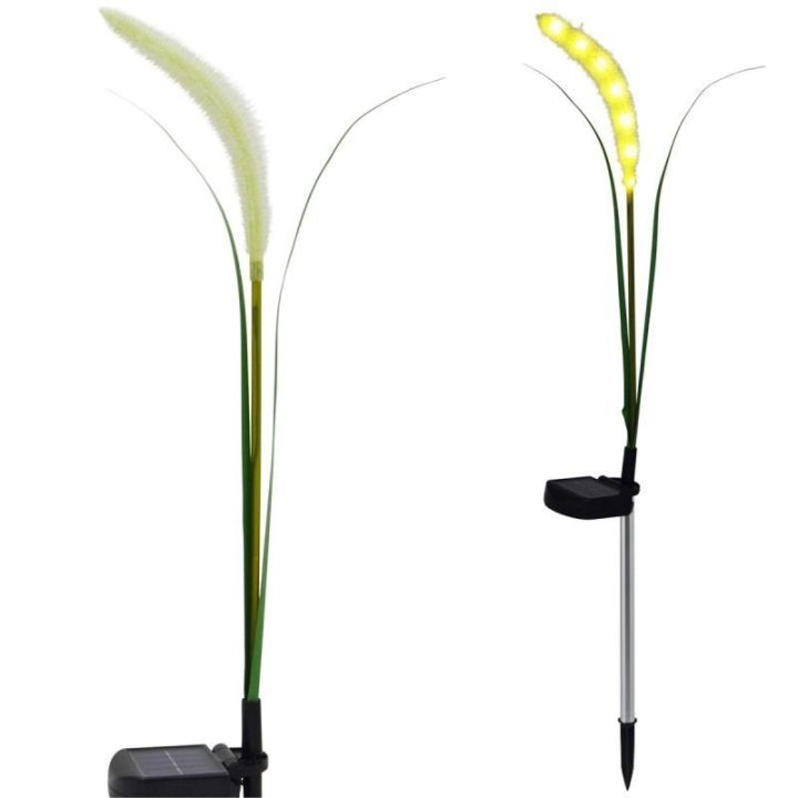Saulės sodo šviestuvas su 6 LED Saska Garden, 75 cm, žalias