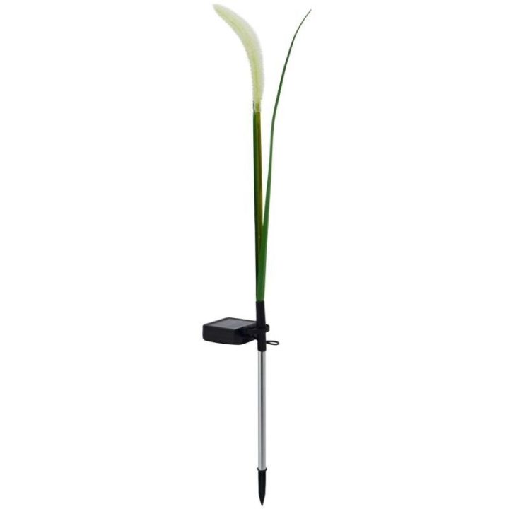 Saulės sodo šviestuvas su 6 LED Saska Garden, 75 cm, žalias