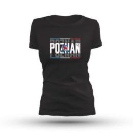 Moteriški medvilniniai marškinėliai PTH Koziołki Shadow, juodi