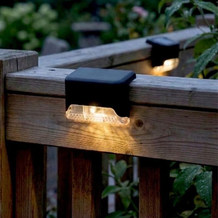 Saulinių LED šviestuvų komplektas Pro Garden, 4 vnt., juodas
