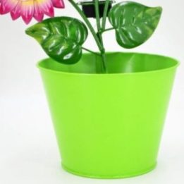 Saulės lempa su saulėgrąžomis ProGarden, 27 × 16 × 45 cm, žalia
