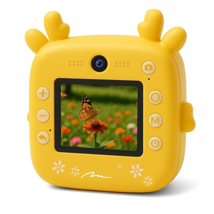 Skaitmeninis fotoaparatas su LCD ekranu Media-Tech Snapi, geltonas