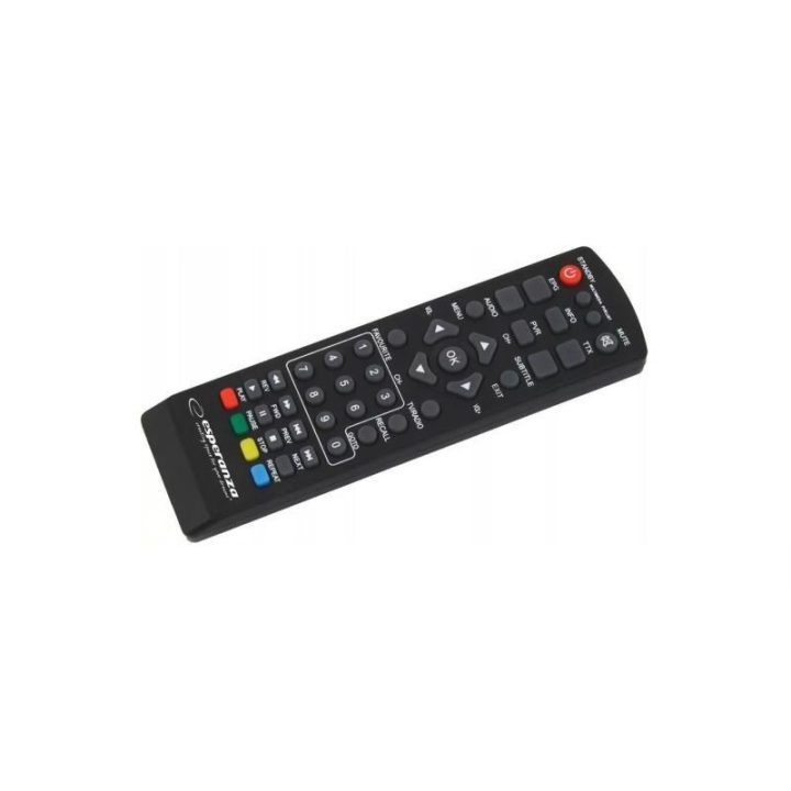 TV imtuvas Esperanza EV106R DVB-T2 H.265/HEVC, juodas