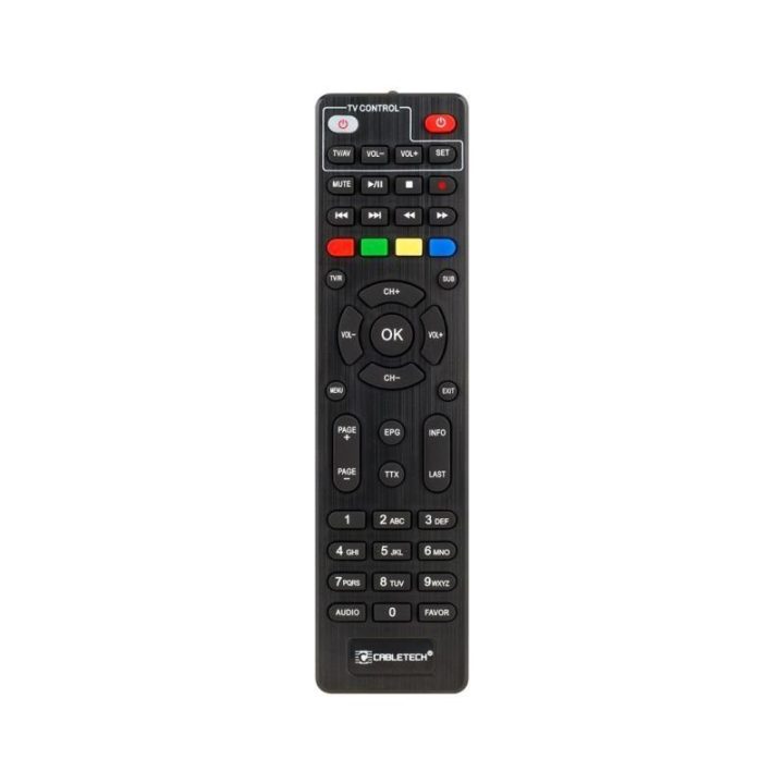 TV imtuvas DVB-T2 H.265/HEVC Cabletech, juodas