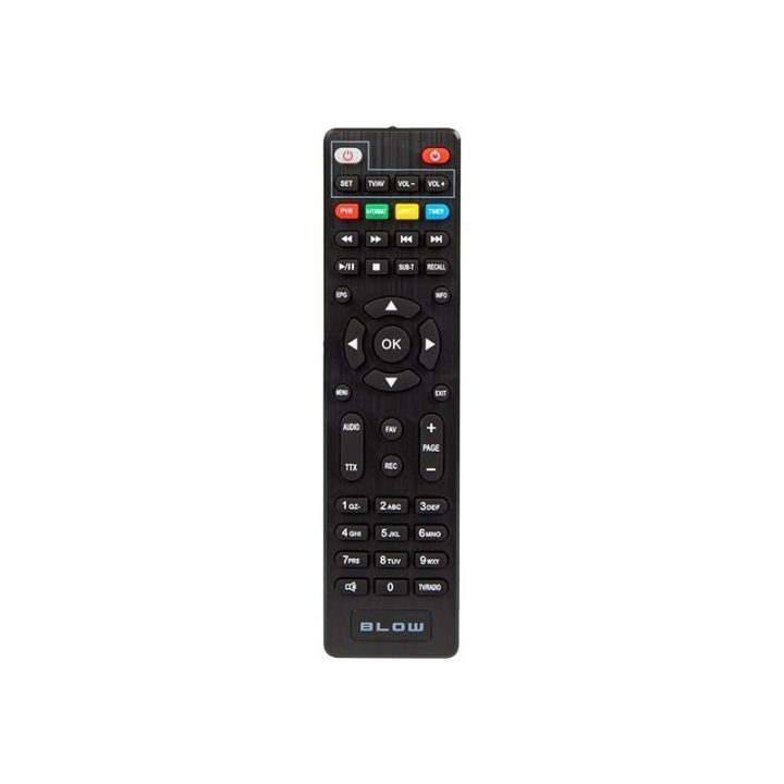 DVB-T2 imtuvas Blow 4625FHD H.265 V2, juodas
