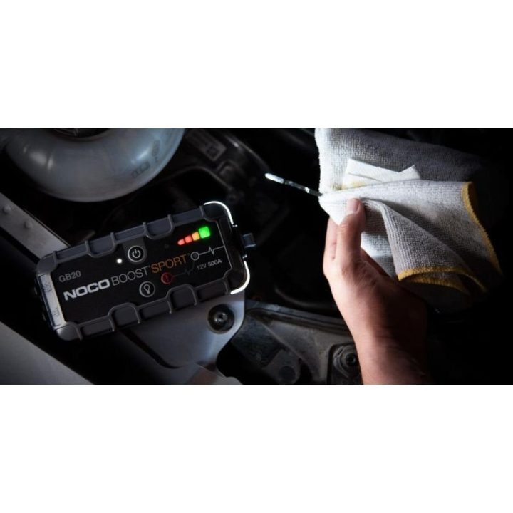 Automobilinis paleidimo įrenginys Noco GB20, 500 A, juodas