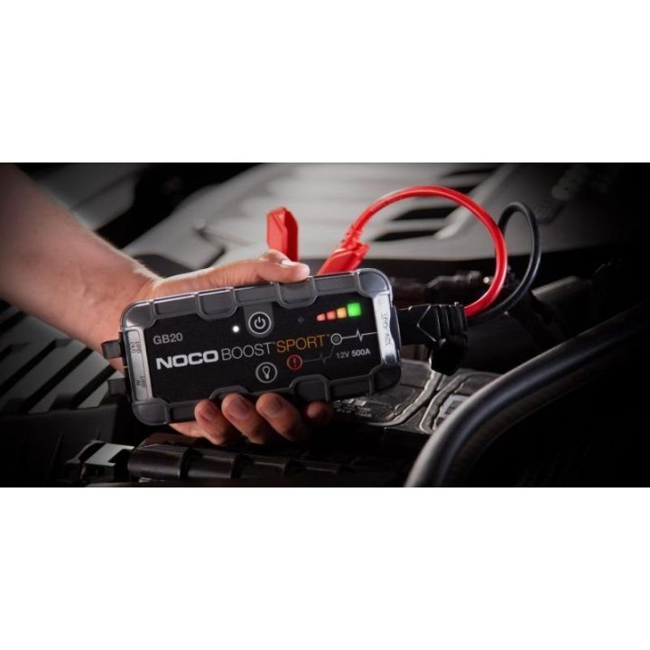 Automobilinis paleidimo įrenginys Noco GB20, 500 A, juodas
