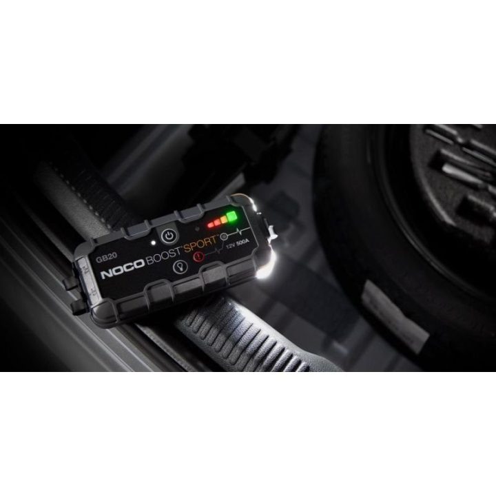Automobilinis paleidimo įrenginys Noco GB20, 500 A, juodas