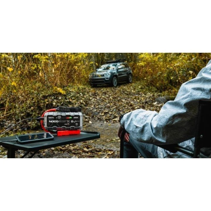 Paleidimo įrenginys NOCO GBX75 Boost X, 2500 A, pilkas ir juodas