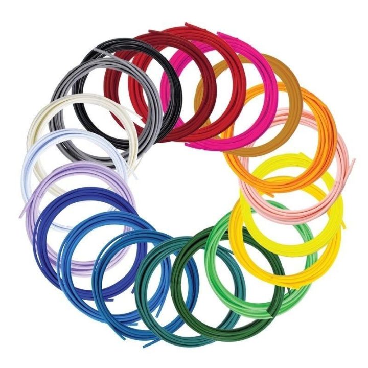 PLA filamentų rinkinys 3Doodler Flow, 1,75 mm, 20 × 4,8 m
