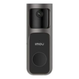 Vaizdo skambučio komplektas IMOU DB-2SP-3T0W/DS2S, juodas