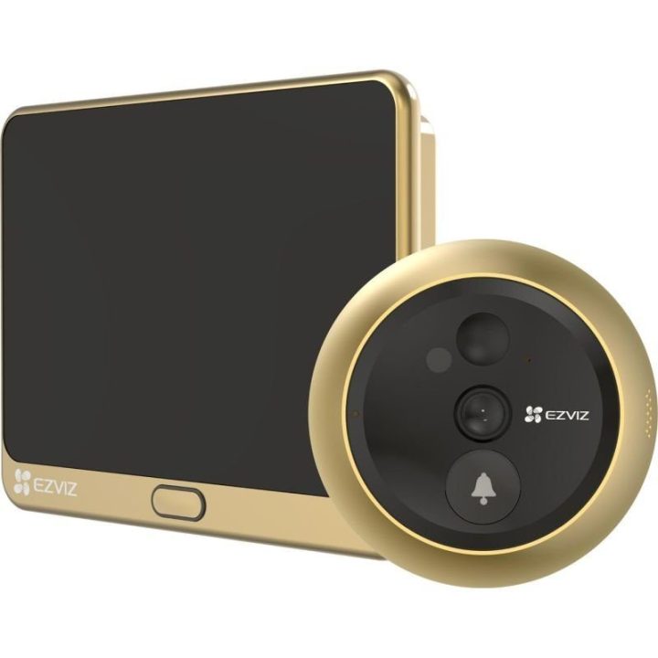 Vaizdo telefonspynė EZVIZ DP2C, 2 MP, 10,9 cm, aukso spalvos