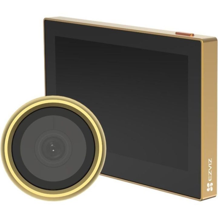 Vaizdo telefonspynė EZVIZ HP2 su Wi-Fi, 2 MP, aukso spalvos