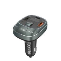 Automobilinis FM siųstuvas Vention Bluetooth 5.0, 30 W PD, juodas