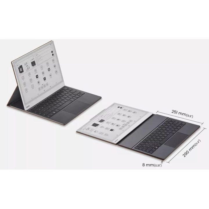 Planšetės dėklas su klaviatūra Onyx Note Max/Tab X C, rudas
