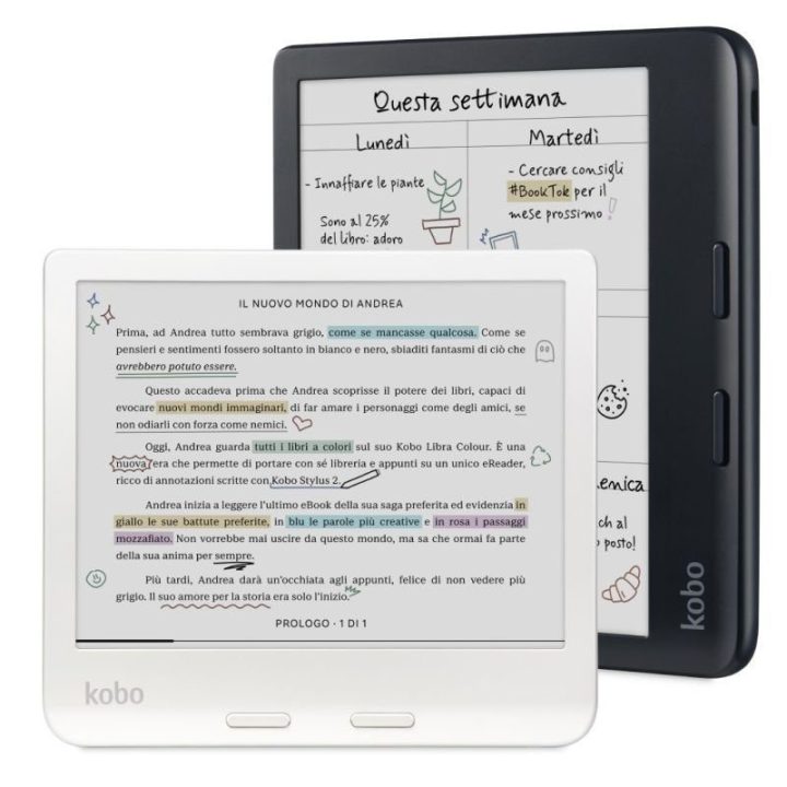 El. knygų skaityklė Kobo Libra Colour, 7 colių, 32 GB, juoda
