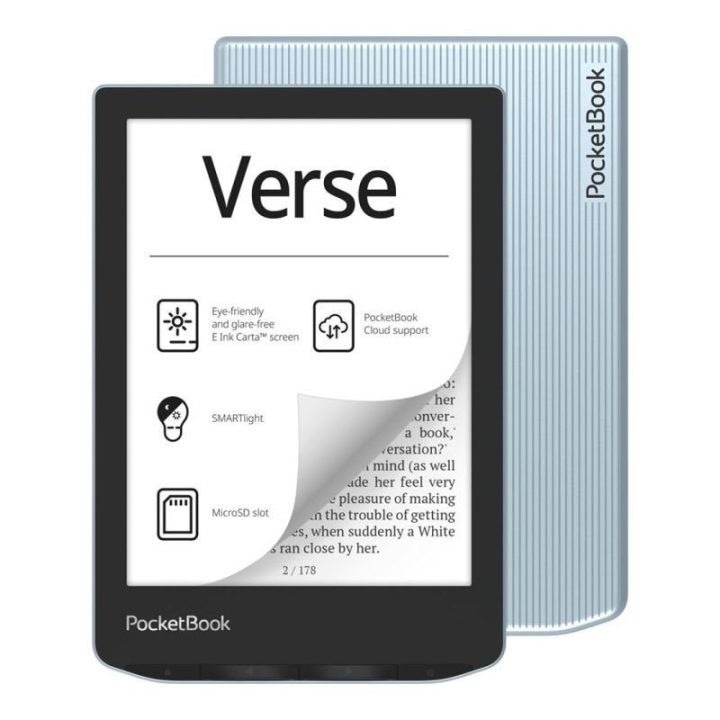 El. knygų skaityklė PocketBook Verse 629, 8 GB, mėlyna
