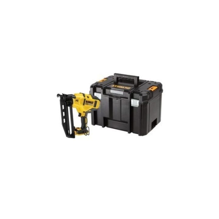 Akumuliatorinė viniakalė DEWALT DCN660NT, 18 V, juoda ir geltona