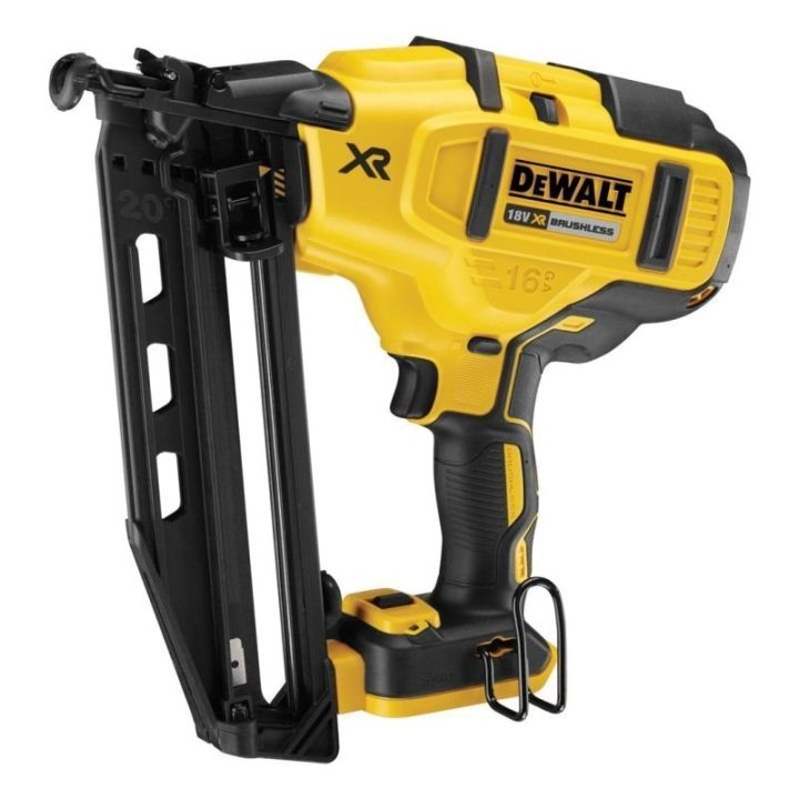 Akumuliatorinė viniakalė DEWALT DCN660NT, 18 V, juoda ir geltona