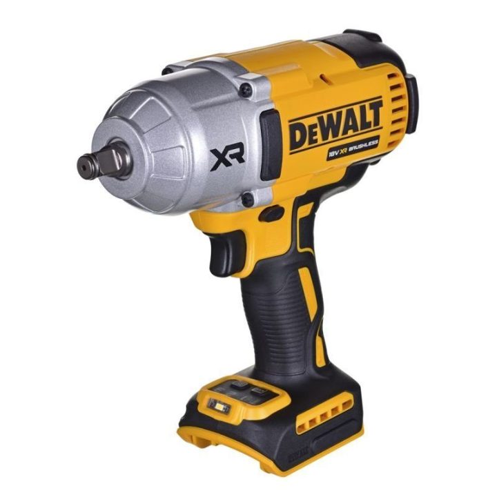 Smūginis veržliasukis DeWALT DCF900N, 18 V, geltonas