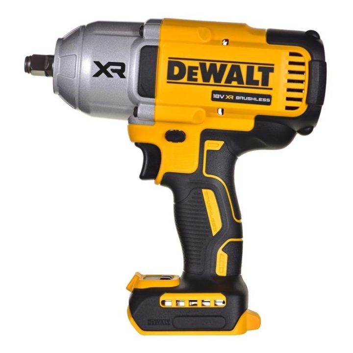 Smūginis veržliasukis DeWALT DCF900N, 18 V, geltonas