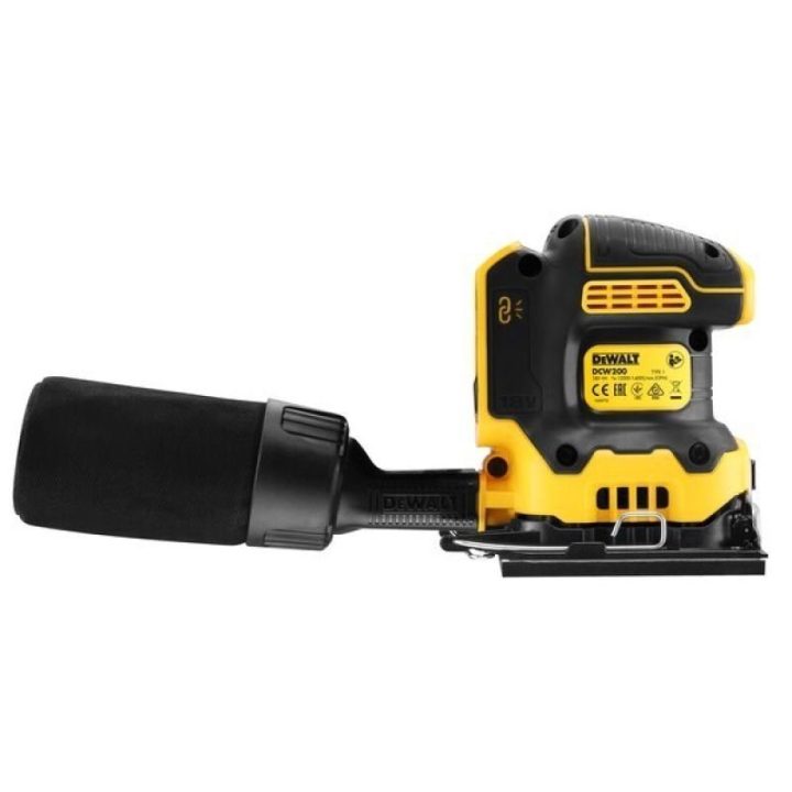 Akumuliatorinis vibracinis šlifuoklis DeWALT DCW200NT, 18 V