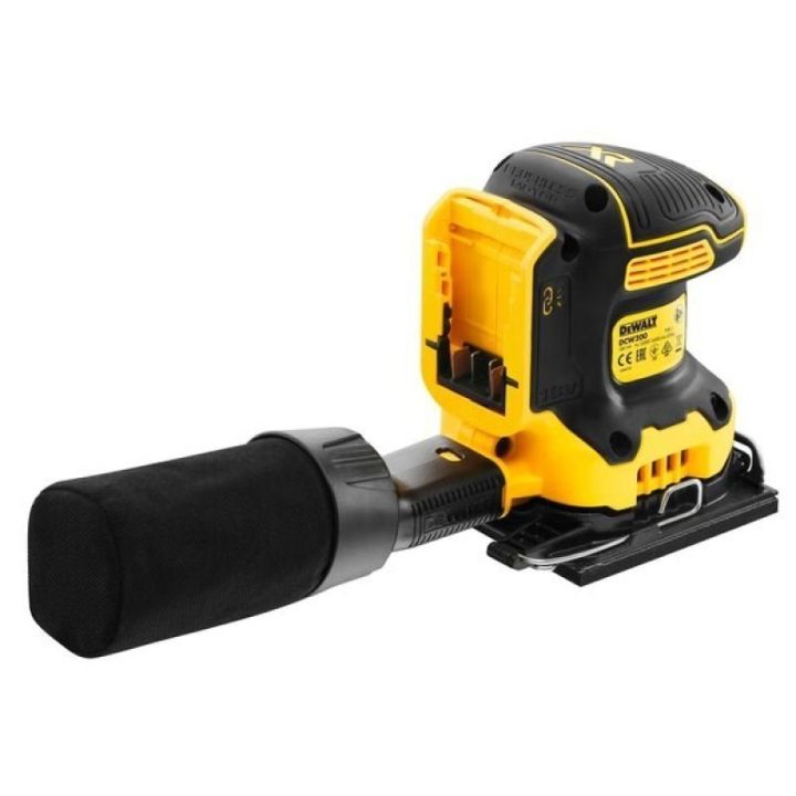 Akumuliatorinis vibracinis šlifuoklis DeWALT DCW200NT, 18 V