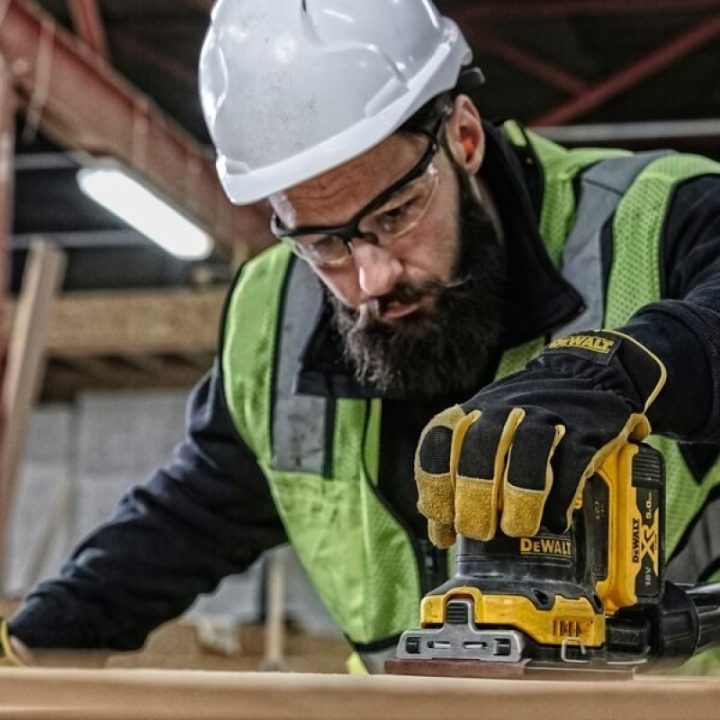 Akumuliatorinis vibracinis šlifuoklis DeWALT DCW200NT, 18 V