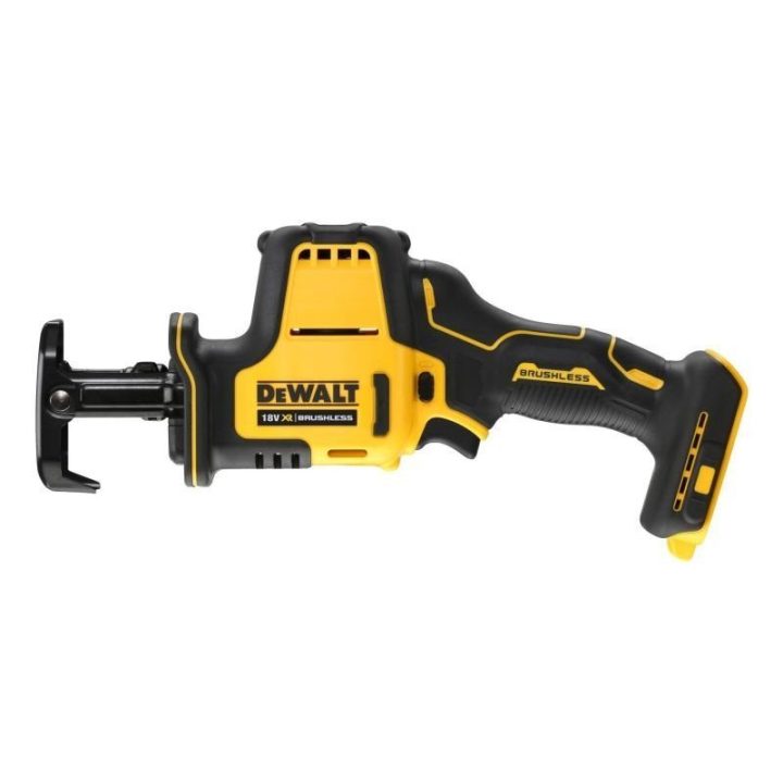 Akumuliatorinis pjūklas DeWALT DCS369N-XJ, juodas ir geltonas