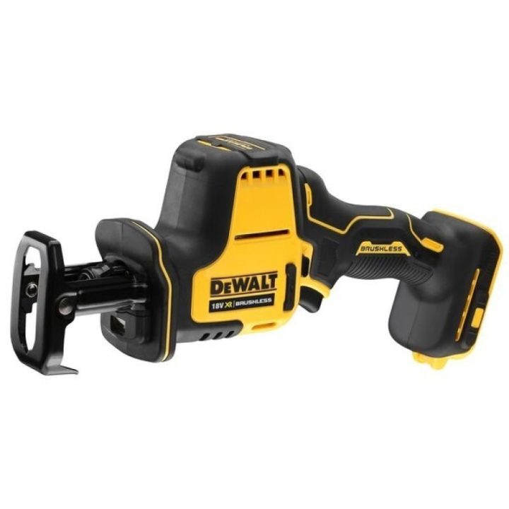 Akumuliatorinis pjūklas DeWALT DCS369N-XJ, juodas ir geltonas